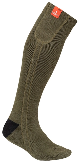 HeatX Everyday Socks Only v3 XS Olive - Battery Heated - EU34-36 