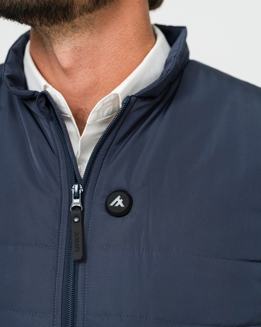 HeatX Everyday Vest M's v2 S Pale Navy - Battery Heated 