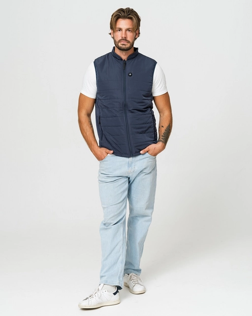 HeatX Everyday Vest M's v2 S Pale Navy - Battery Heated 