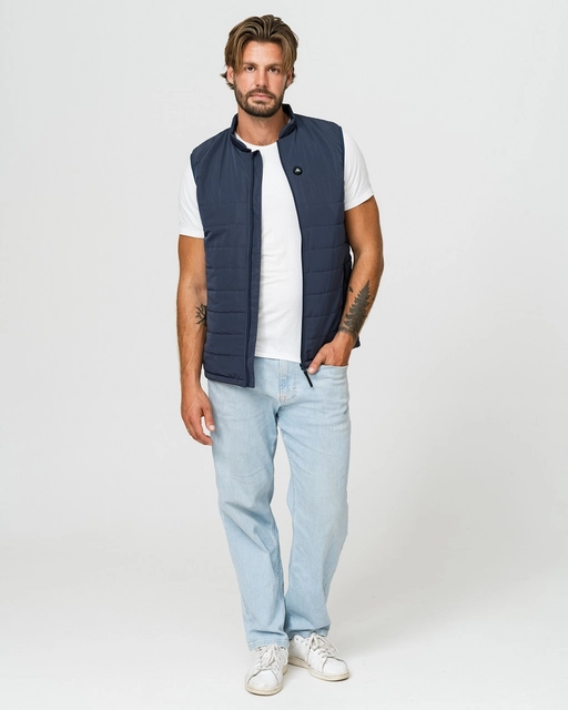 HeatX Everyday Vest M's v2 S Pale Navy - Battery Heated 
