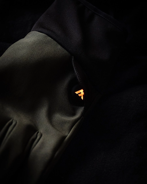 HeatX Hunt Gloves Light XS Olive - Battery Heated 