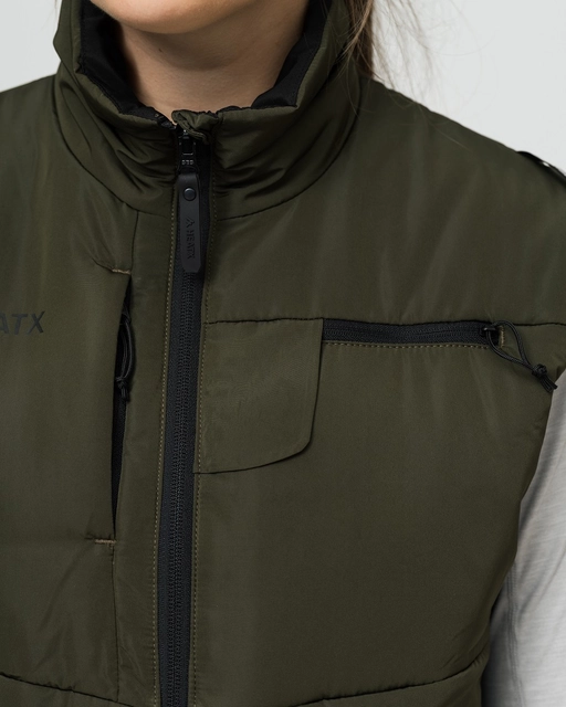 HeatX Hunt Vest S Olive - Battery Heated 