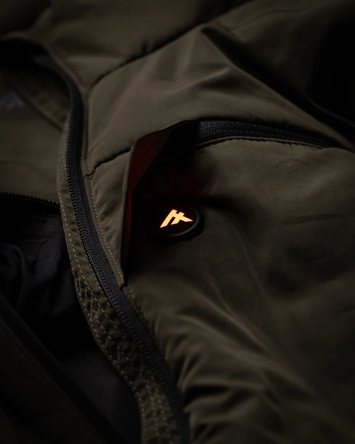 HeatX Hunt Vest S Olive - Battery Heated 