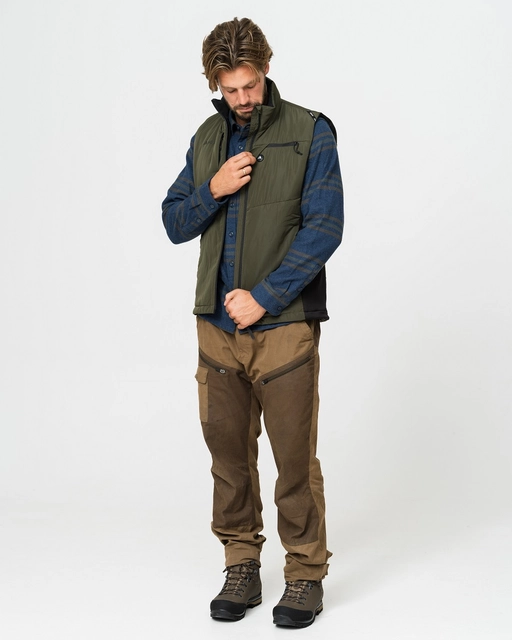 HeatX Hunt Vest S Olive - Battery Heated 
