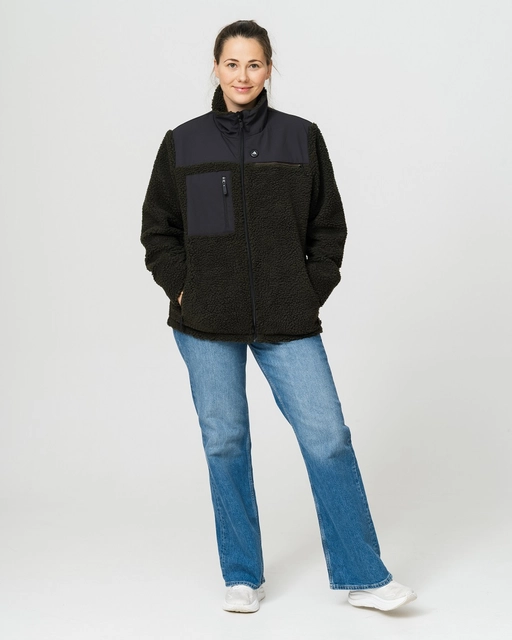 HeatX Hybrid Pile Jacket XL Olive/Black - Battery Heated 