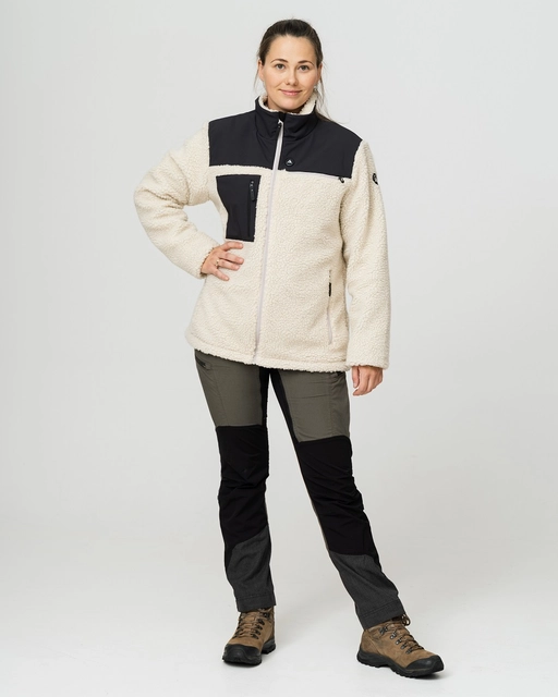HeatX Hybrid Pile Jacket XL Sand/Black - Battery Heated 