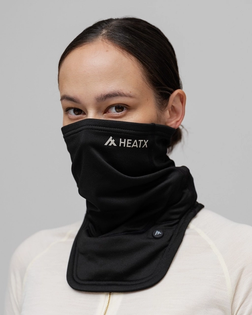 HeatX Neck Warmer Black - Battery Heated 