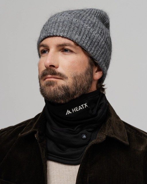 HeatX Neck Warmer Black - Battery Heated 