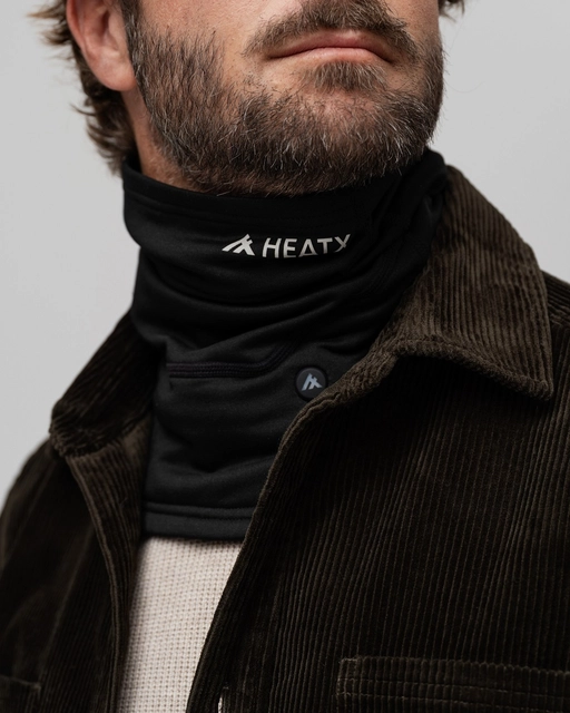 HeatX Neck Warmer Black - Battery Heated 