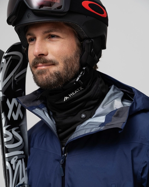 HeatX Neck Warmer Black - Battery Heated 