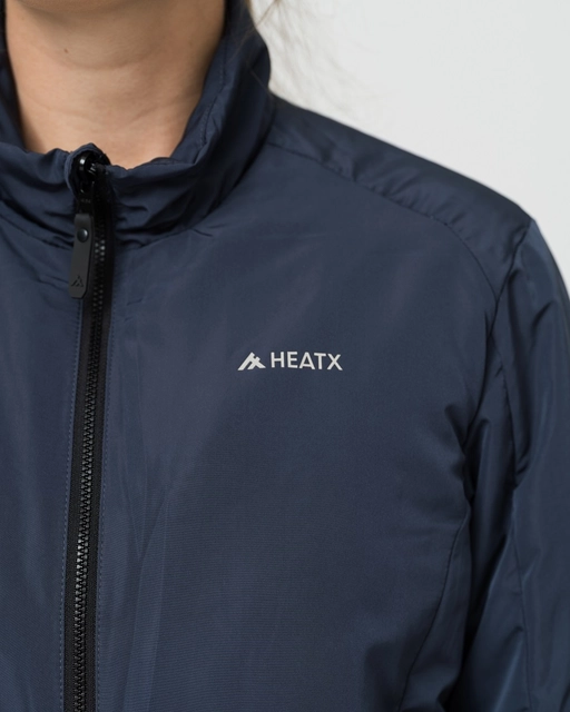 HeatX Metro Coat 3-in-1 W's L Navy/Pale Navy - Battery Heated 