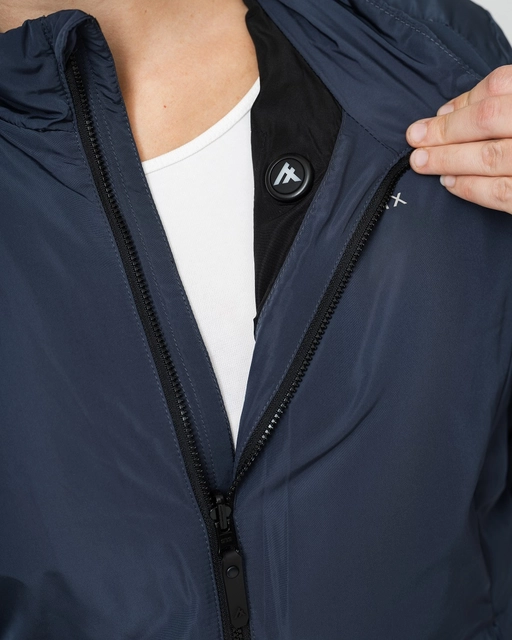 HeatX Metro Coat 3-in-1 W's L Navy/Pale Navy - Battery Heated 