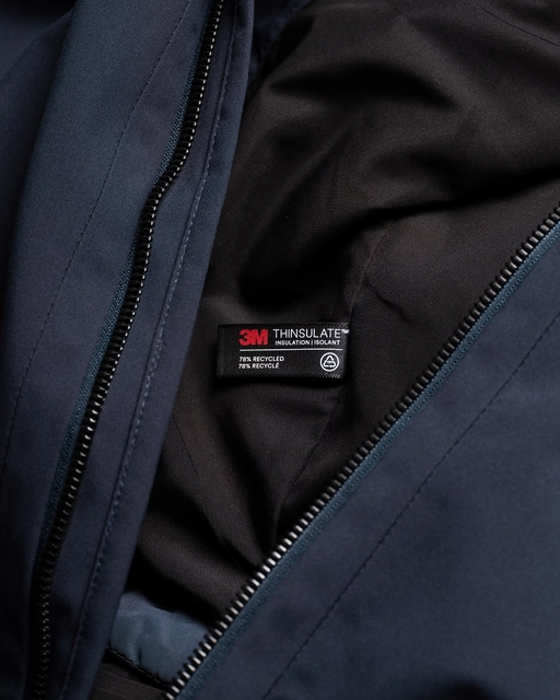 HeatX Metro Coat 3-in-1 W's L Navy/Pale Navy - Battery Heated 