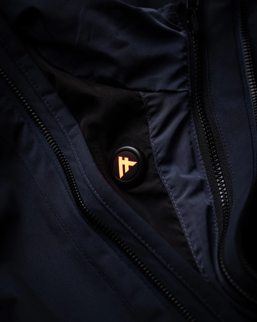 HeatX Metro Coat 3-in-1 W's L Navy/Pale Navy - Battery Heated 