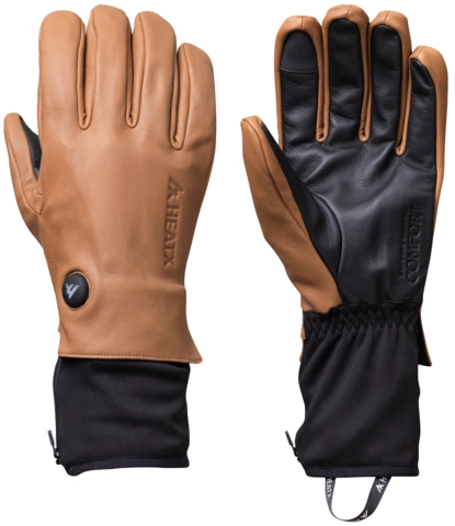 HeatX Metro Gloves Brown/Black - Battery Heated