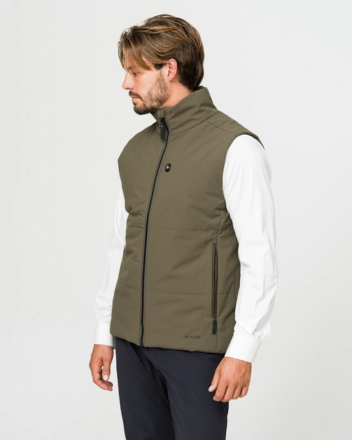 HeatX Metro Vest M's S Olive - Battery Heated 