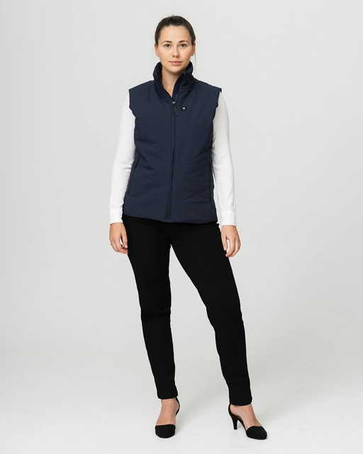 HeatX Metro Vest W's XS Navy - Battery Heated 