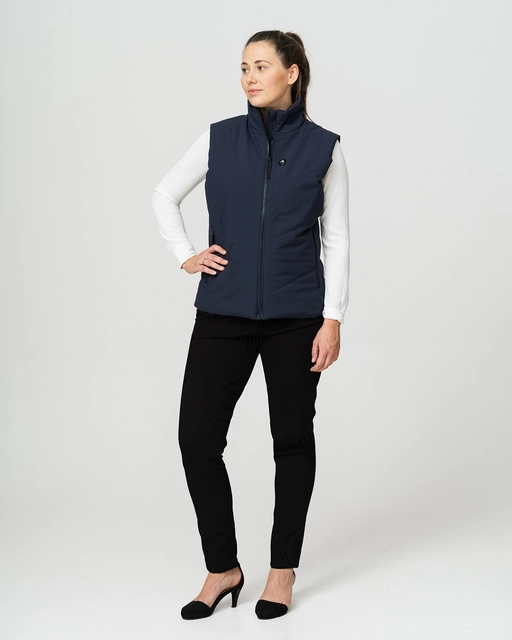 HeatX Metro Vest W's XS Navy - Battery Heated 