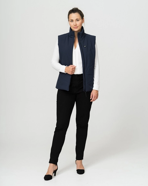 HeatX Metro Vest W's XS Navy - Battery Heated 