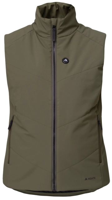 HeatX Metro Vest W's XS Olive - Battery Heated 
