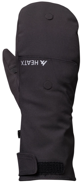 HeatX Pullover Mittens v2 XL Black - Battery Heated 