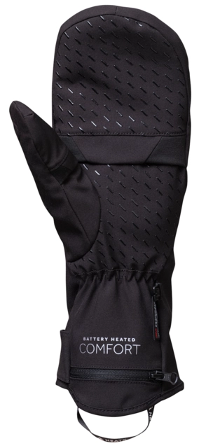 HeatX Pullover Mittens v2 XL Black - Battery Heated 