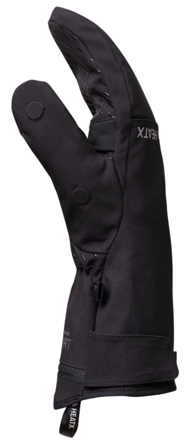 HeatX Pullover Mittens v2 XL Black - Battery Heated 