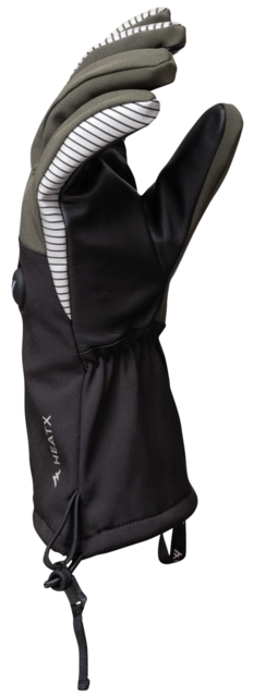 HeatX Velo Gloves S Olive/Black - Battery Heated 