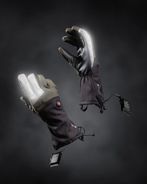 HeatX Velo Gloves S Olive/Black - Battery Heated 