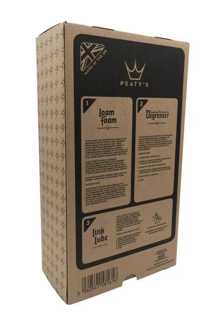 Peaty's Clean Degrease Lube Starter Pack Wash/Degrease/All Weather Lube 