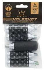 Peaty's Holeshot CO2 Cartridge 5-Pk Road &amp; Gravel (16g)