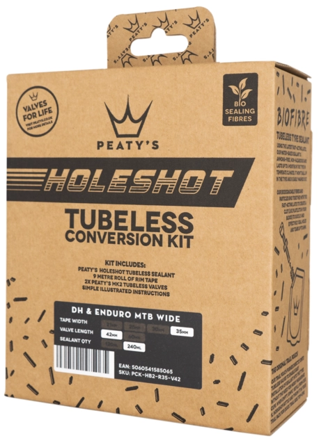 Peaty's Holeshot Tubeless Conversion Kit Enduro/DH (Wide) - 35mm 