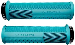 Peaty's Monarch Grip Knurl Thick - Turquoise
