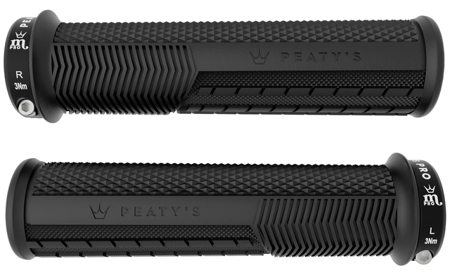 Peaty's Monarch Pro Grip Knurl Thin - Black 