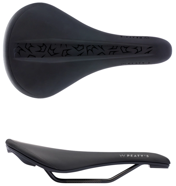 Peaty's Monarch Saddle 4130 Rail Black 