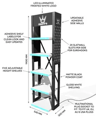 Peaty's butikkdisplay