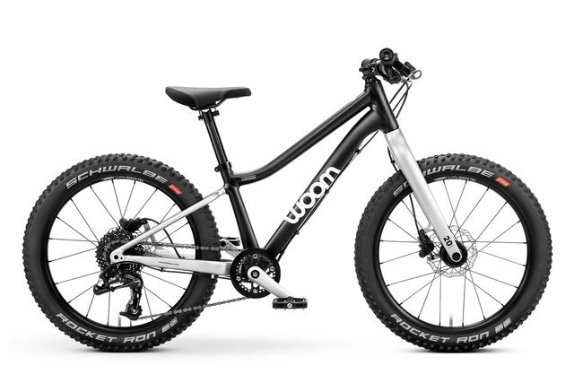 Woom OFF 4 20" Black 7,8kg, 6-8 år, 118-130cm 