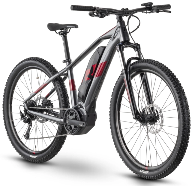 Raymon HardRay E 3.0 M 27,5", anthrazit/d.red, PW-TE 500Wh 