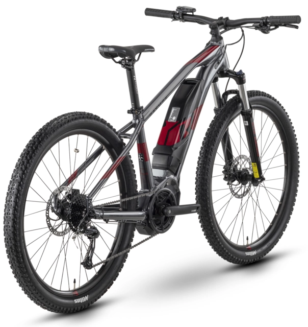 Raymon HardRay E 3.0 M 27,5", anthrazit/d.red, PW-TE 500Wh 