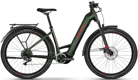 Haibike Trekking 5 mono 27.5", Olive/Red, YS2S, 720Wh