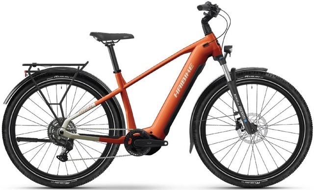 Haibike Trekking 4 herre M 27.5'',Orange/Silver,YS2S,720Wh 
