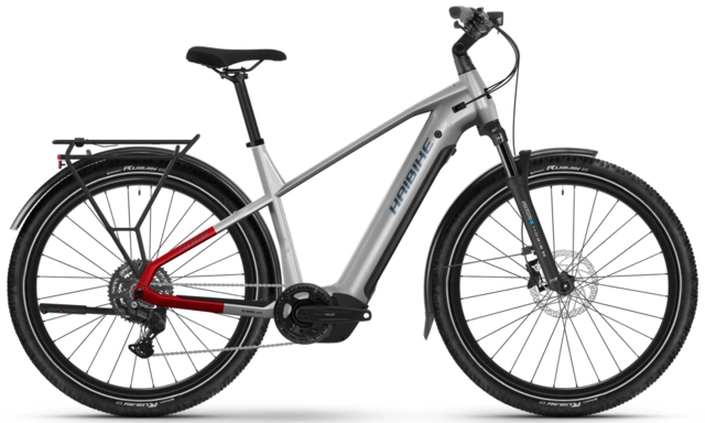 Haibike Trekking 7 herre L 27.5'',Grey/Red/Blue,BCXK,800Wh 