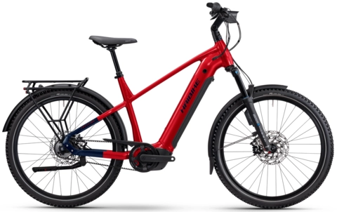 Haibike Trekking 9 ABS herre 27.5'',Red/Blue,BCXK,800Wh