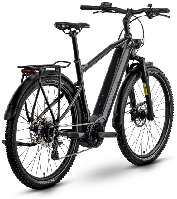 Raymon Tourray Select herre M 27.5", anthracit/black, PW-S, 630Wh 
