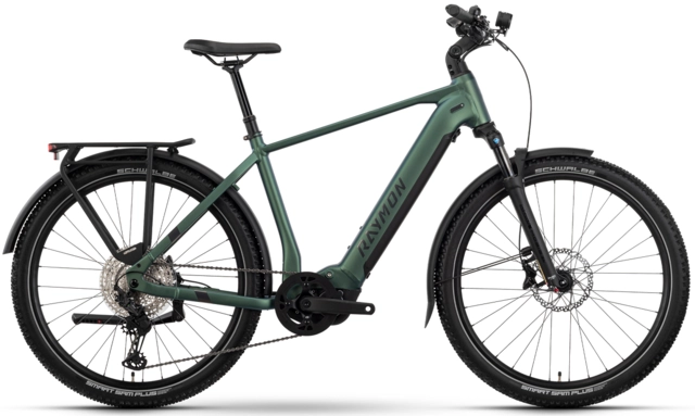 Raymon Tourray Ultra 800 herre M 27.5", sunlight/chrome, PW-X3, 800Wh 