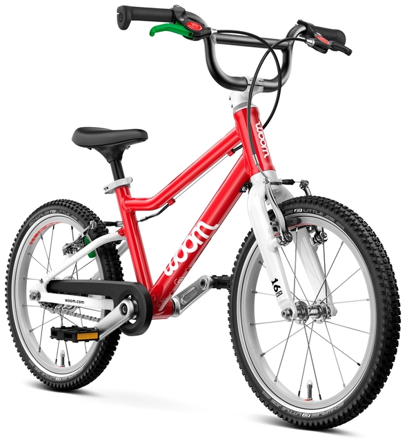 Woom Go 3 Automagic 16" Woom Red 6,1kg, 4-6 år, 105-120cm 