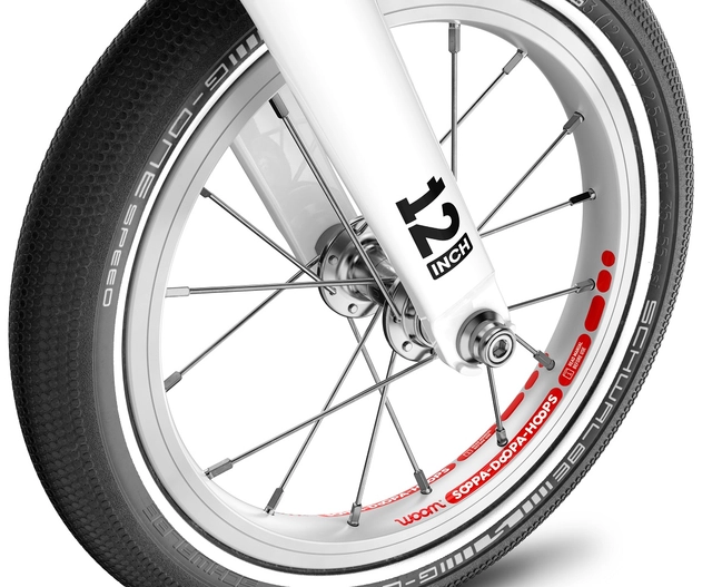 Woom Go 1 12" Metallic Petrol 3,2kg, 1,5-3,5 år, 82-100cm 