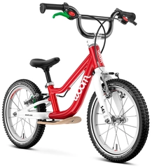 Woom Go 1 Plus 14" Woom Red 4,45kg, 3-4,5 år, 95-110cm