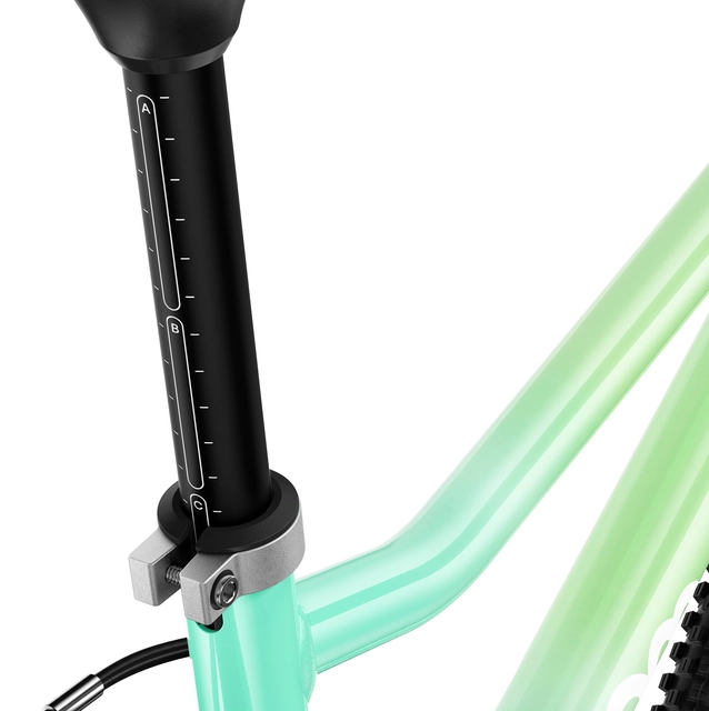 Woom Go 2 14" Spearmint Crush Ltd Edt 5,3kg, 3-4,5 år, 95-110cm 