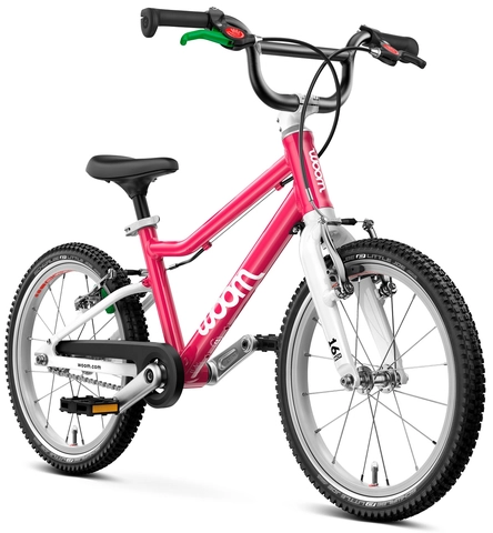Woom Go 3 16" Hot Pink 5,7kg, 4-6 år, 105-120cm